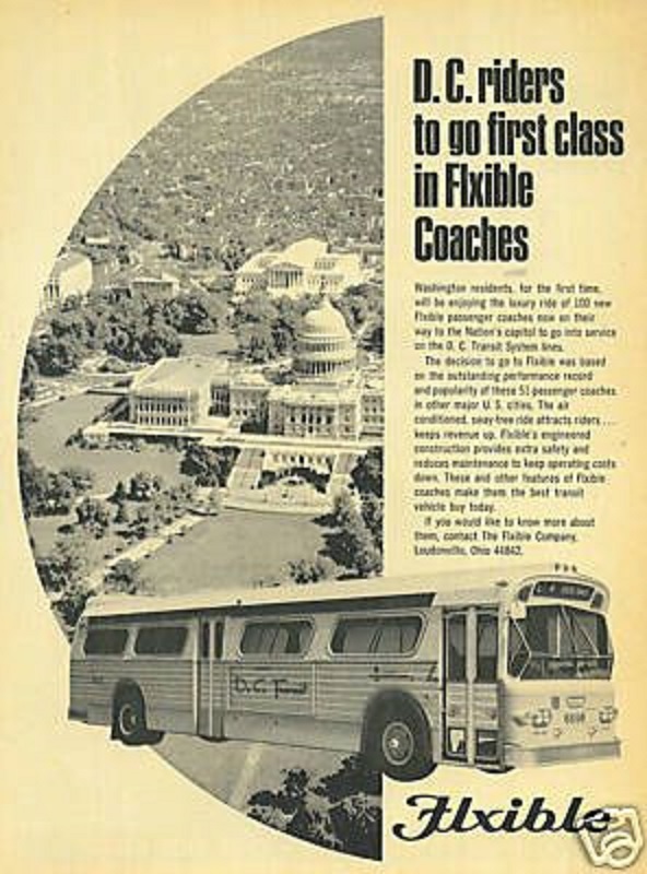 Early 1970s ad for Flexible Buses