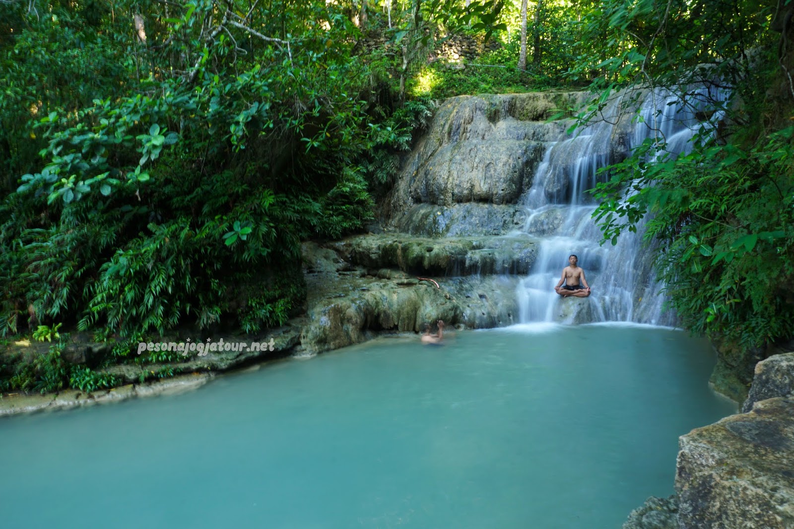 Grojogan Lepo Dlingo, Air terjun bertingkat dengan tiket masuk sukarela - Paket Wisata Jogja