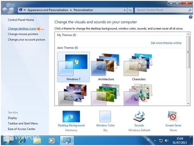 How to Set a Default Desktop Icon in Windows 7 - Microsoft ...