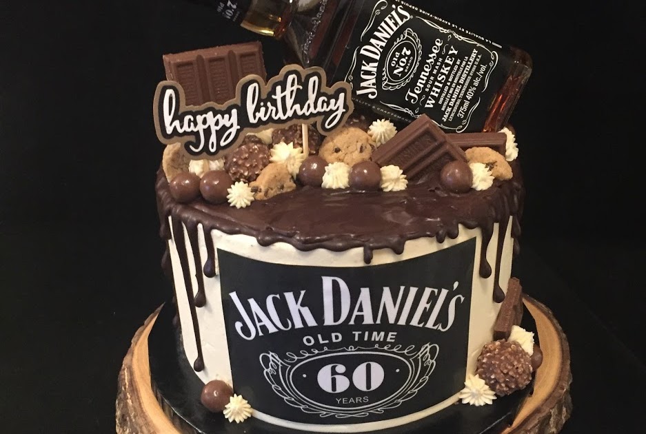 60th Jack Daniels Birthday Cake