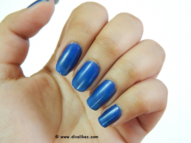 Sally Hansen I Heart Nail Art Neon Nail Color Blueberry Burst Review Diva Likes