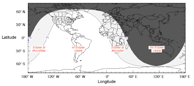 mapa visibilidade eclipse lunar 5 julho 2020