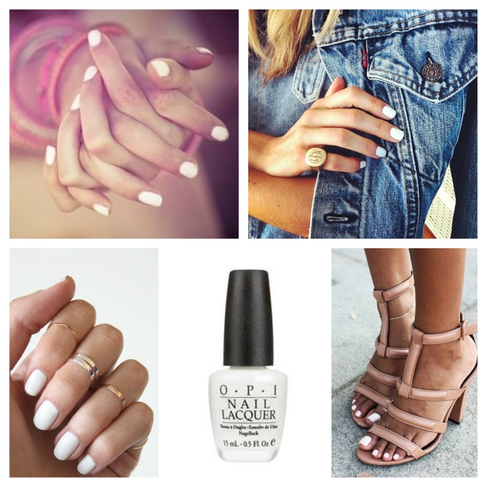 Bloom: LOOKS WE LOVE...WHITE NAILS