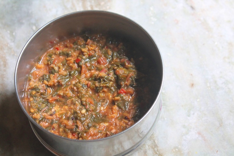 Keerai Kootu Recipe Red Spinach Kootu Recipe Red Amaranth Leaves