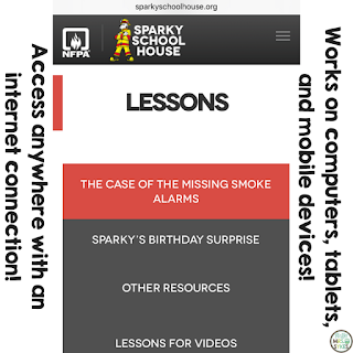 October is Fire Prevention Month; Teach fire safety and literacy skills with these free resources from @NFPA #hellomrssykes #ad