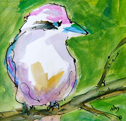 nora macphail watercolor ink pen painting artists bird artist creatively featured watercolour september sold