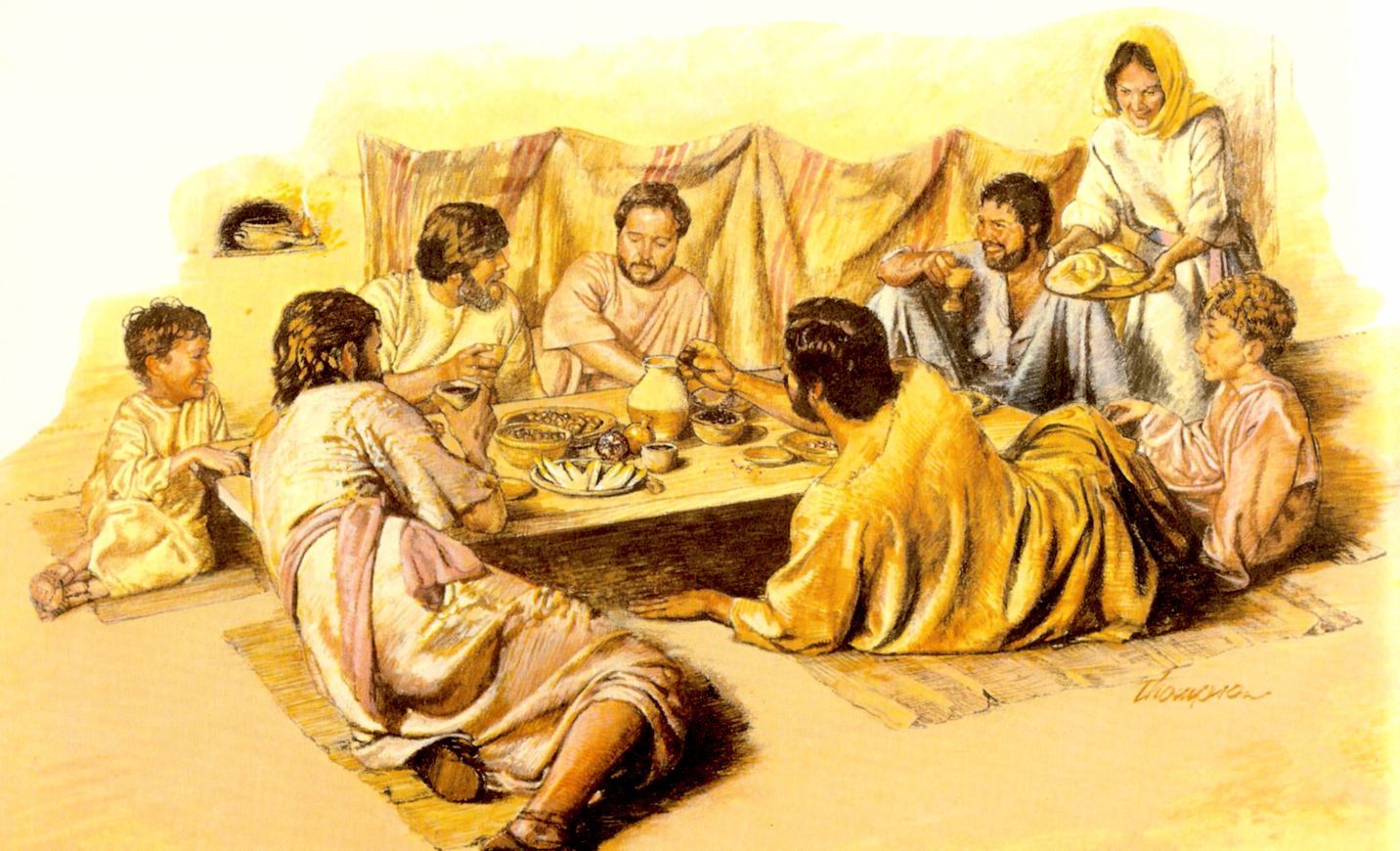 A mesa da comunhão A mesa da comunhão