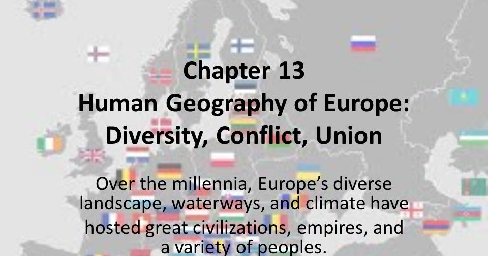 Mr. E's World Geography Page World Geography 2018 Chapter 13 Human