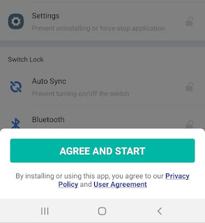 Agree AppLock privacy policy