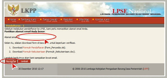 CARA MENDAFTAR DAN UPLOAD LPSE DI INDONESIA