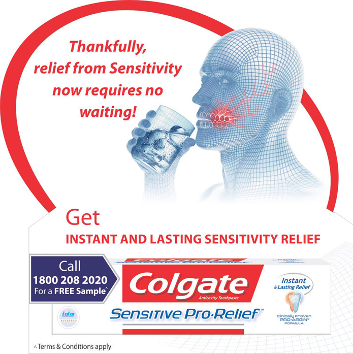 Get Free Sample Colgate Sensitive Pro Relief !! Colgate India !! Oral