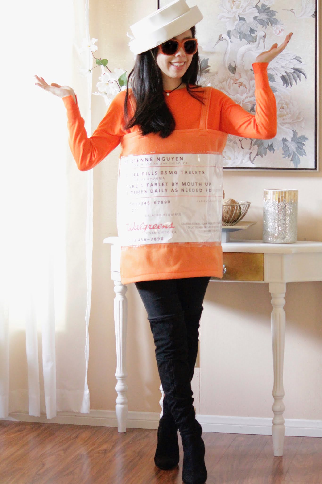 Prescription Bottle Costume Adrienne Nguyen