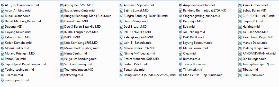 Download Kumpulan Midi Sunda