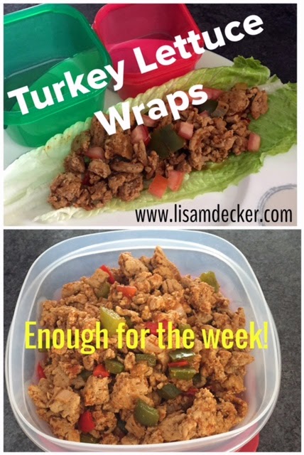 21 Day Fix Recipes, 21 Day Fix Extreme Recipes, Turkey Lettuce Wraps, Clean Eating