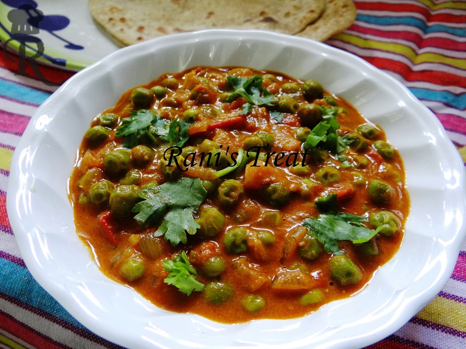 Rani's Treat Green Peas Masala Matar Masala