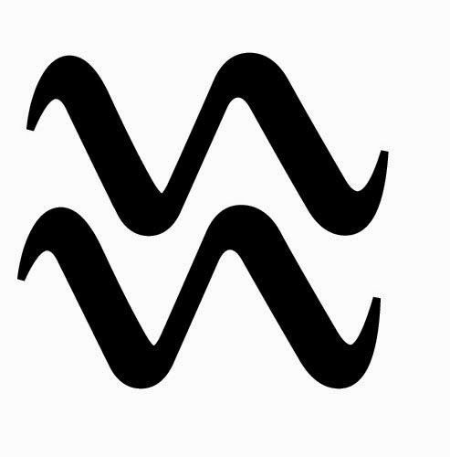 Водолей векторное изображение