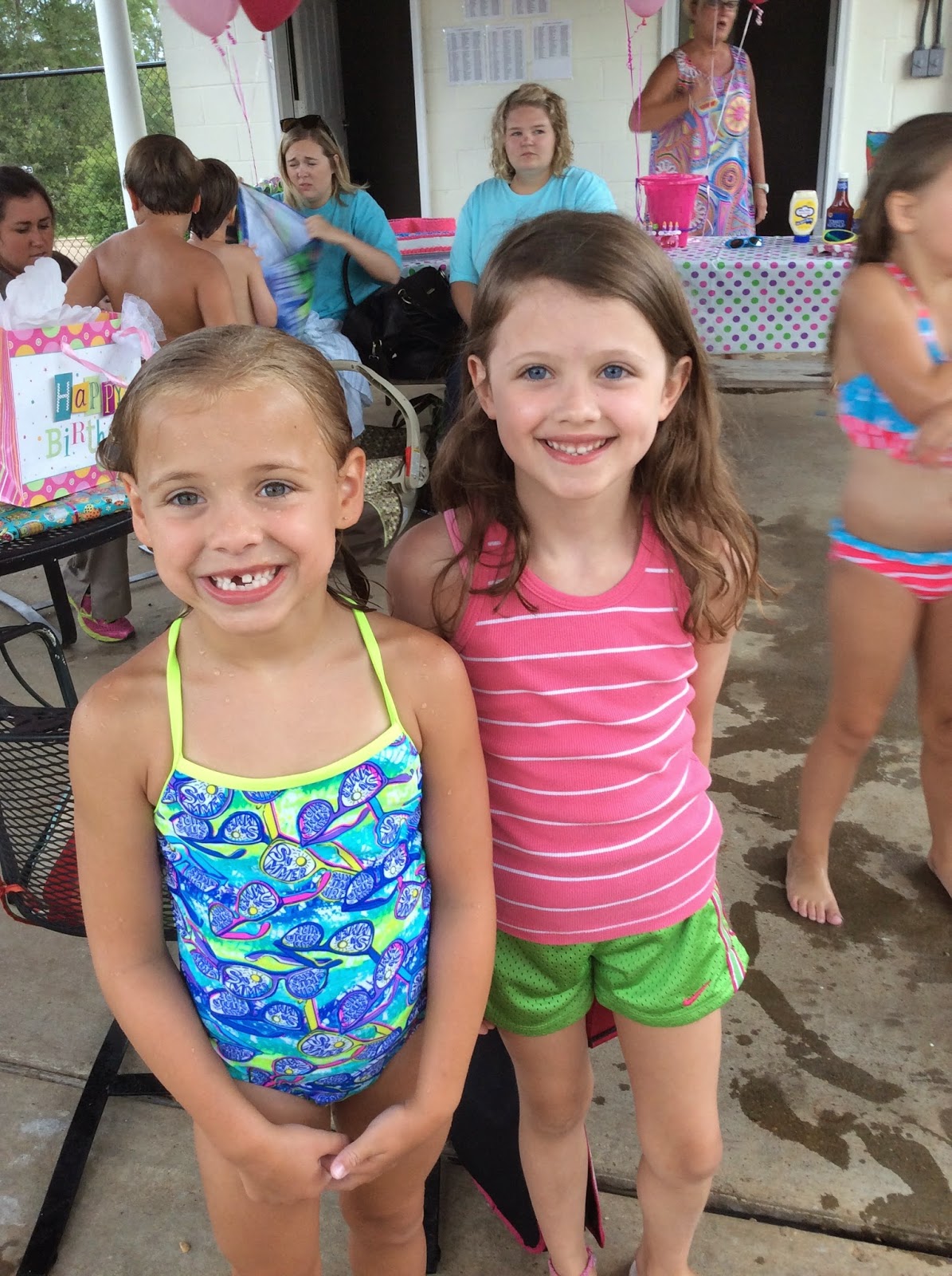 The Moore Family: Mallory's 6th Sunglasses Birthday Pool Party!!!