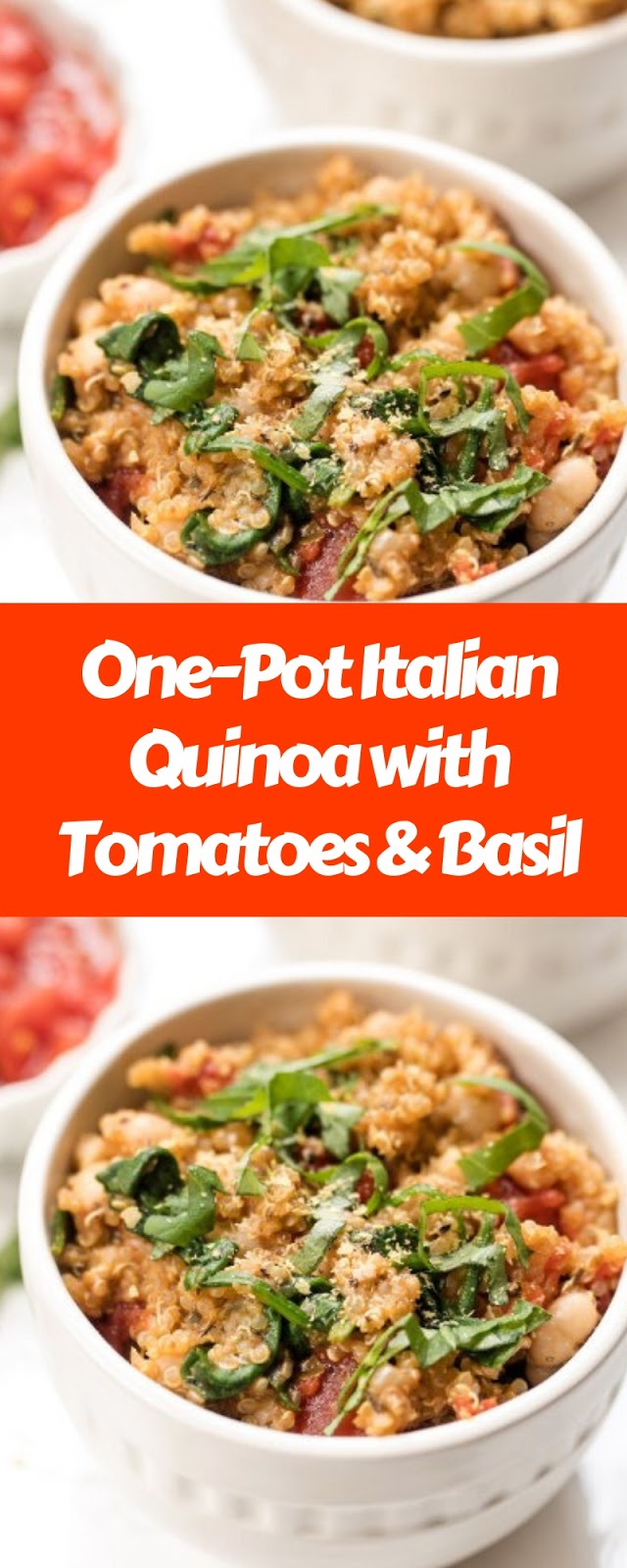 One-Pot Italian Quinoa with Tomatoes and Basil One-Pot Italian Quinoa with Tomatoes and Basil