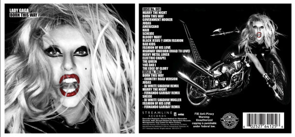 lady gaga born this way album cover hq. Lady Gaga -------- Born This
