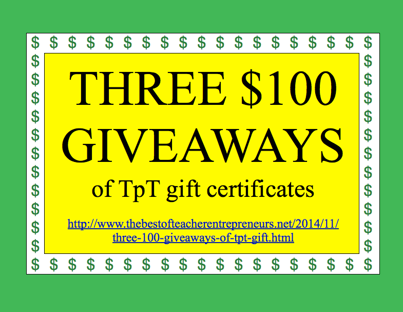 Teacher Giveaway! Monthly $100 Teachers Pay Teachers Giveaway- September  2020 - Teach Me T