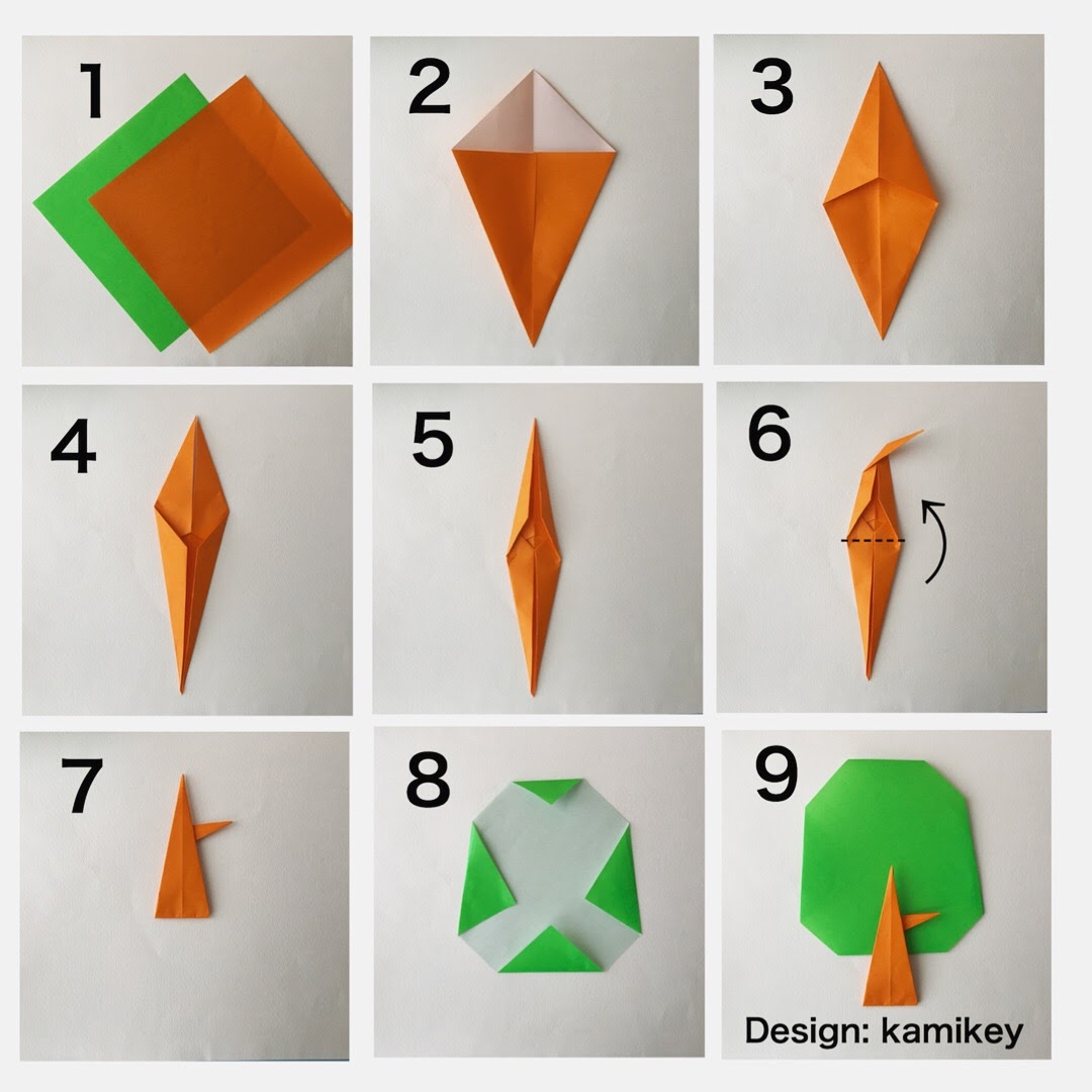 創作折り紙カミキィ 8月 18
