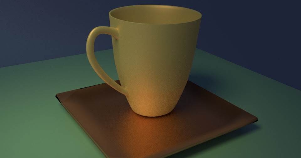 REALISTIC 3D COFFEE CUP MODEL IN BLENDER FREE DOWNLOAD