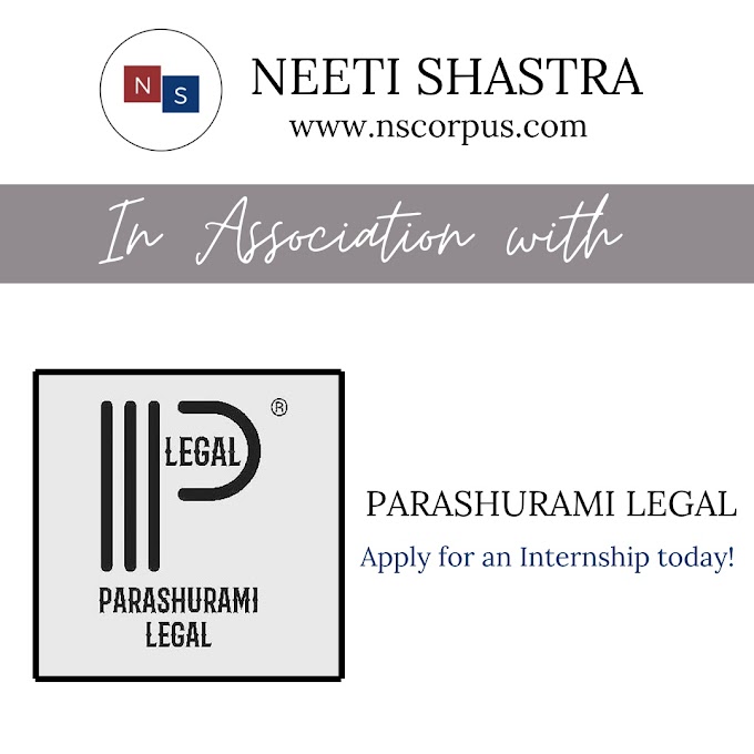  INTERNSHIP WITH PARASHURAMI LEGAL BY NEETI SHASTRA