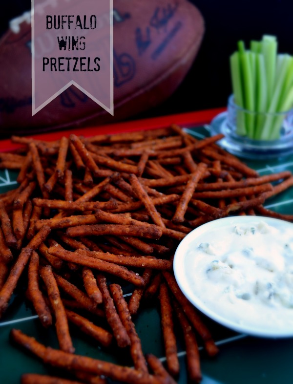 Football Season Snacking Buffalo Wing Pretzel Recipe