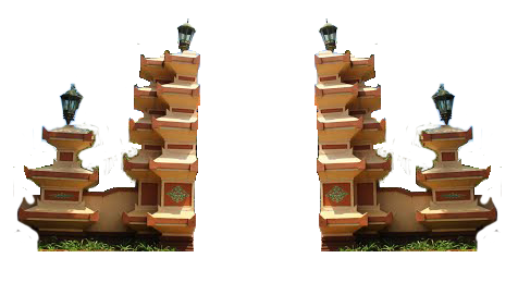 Gambar Arsitektur Khas Jepara Gapura Candi Bentar Gambar di Rebanas