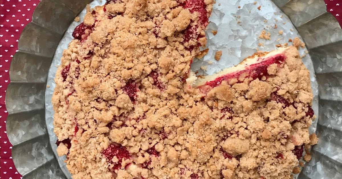 Lemon raspberry buckle from Savory Moments