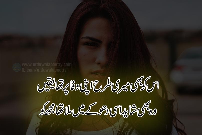 Top 10 Famous Dhoka Poetry in Urdu 2 LineDhoka Shayari Urdu