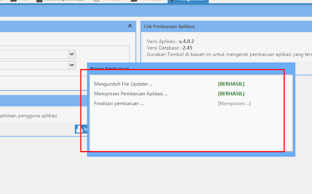 proses update dapodik