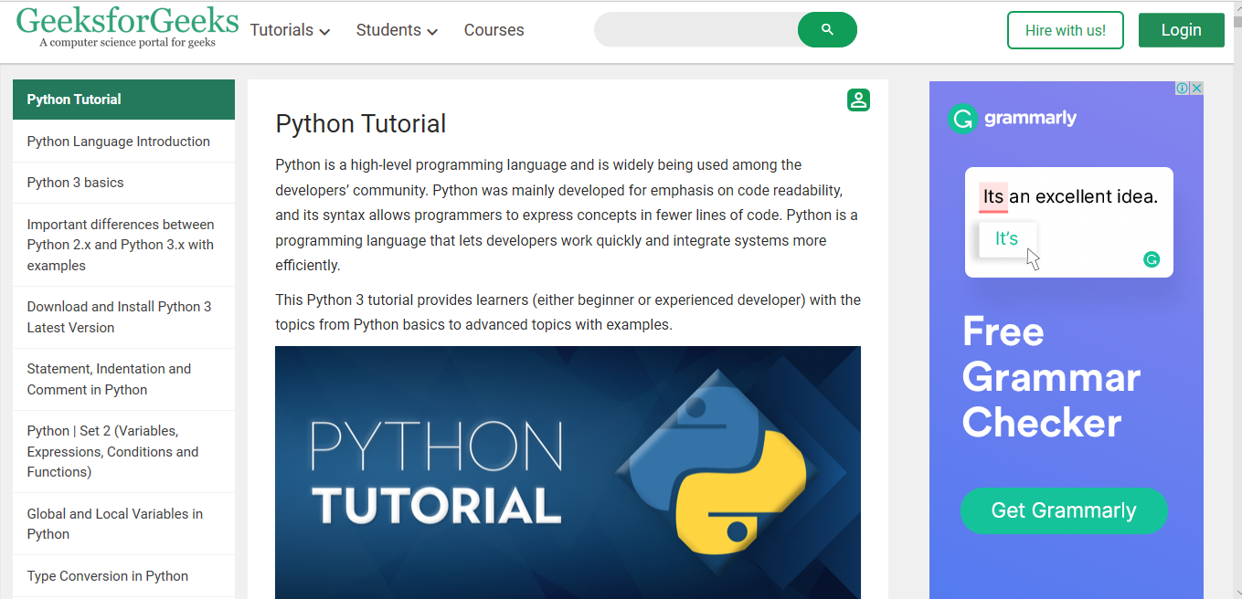 Top 10 Python Learning Website