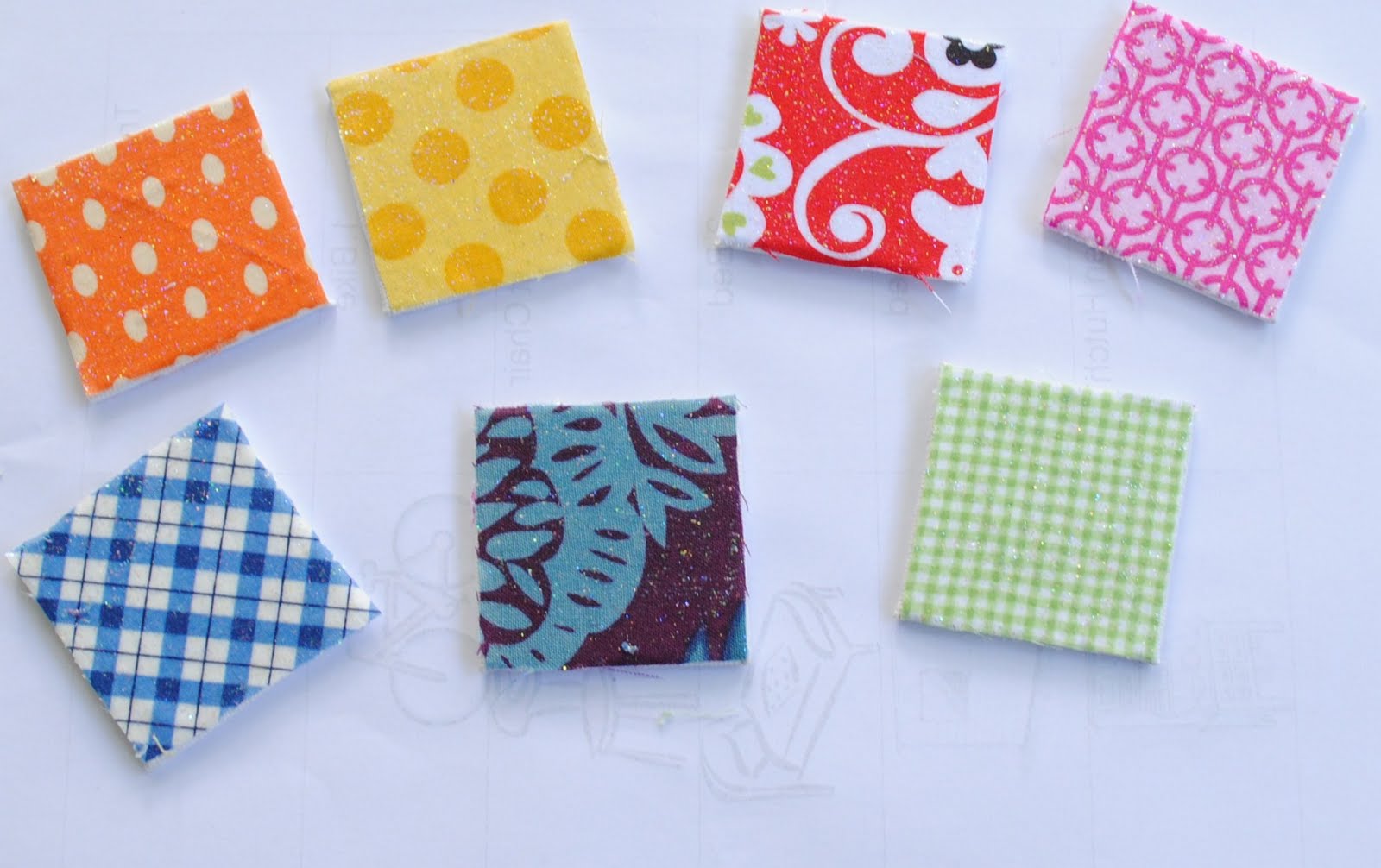 Guest Post: Scrap Fabric Magnets by Boy, Oh Boy, Oh Boy! | While He Was ...