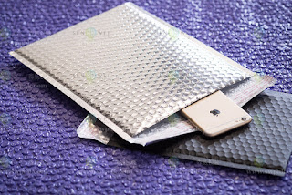 鍍鋁氣泡信封袋  氣泡袋 高質感 亮光 銀