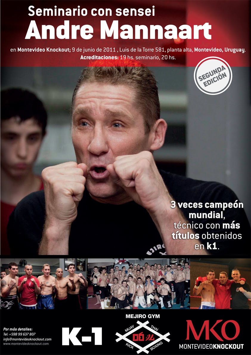 Montevideo Knockout SEMINARIO ANDRE MANNAART 2A EDICION. IMPERDIBLE!!!