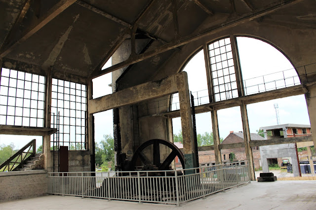 site du charbonnage du Martinet salle des machines mine à charbon