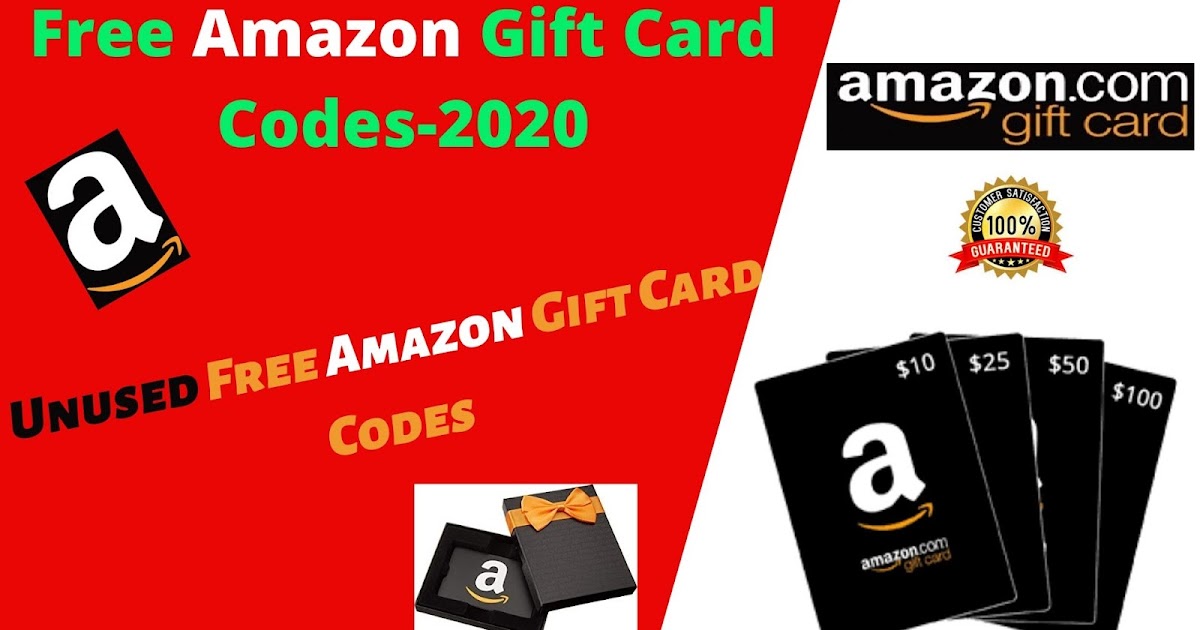 Free amazon gift card codes 2020 Unused amazon gift card