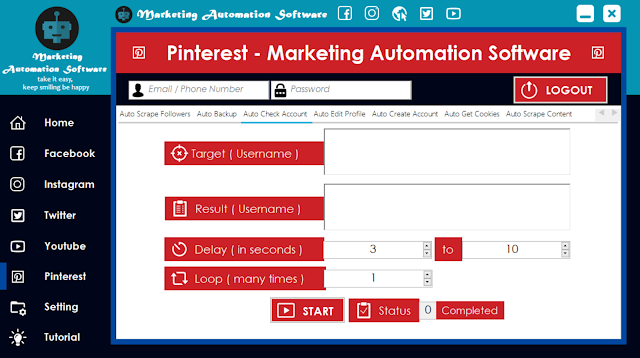 Cara Cepat Cek Akun Pinterest Secara Automatis