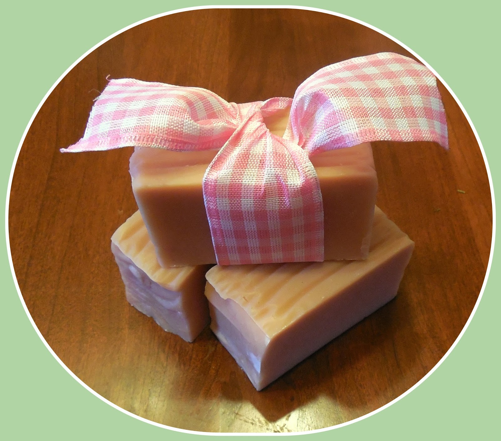 Wit's End Farm Handmade Rose Petal Soap!