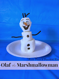 How to make Olaf the Marshmallowman