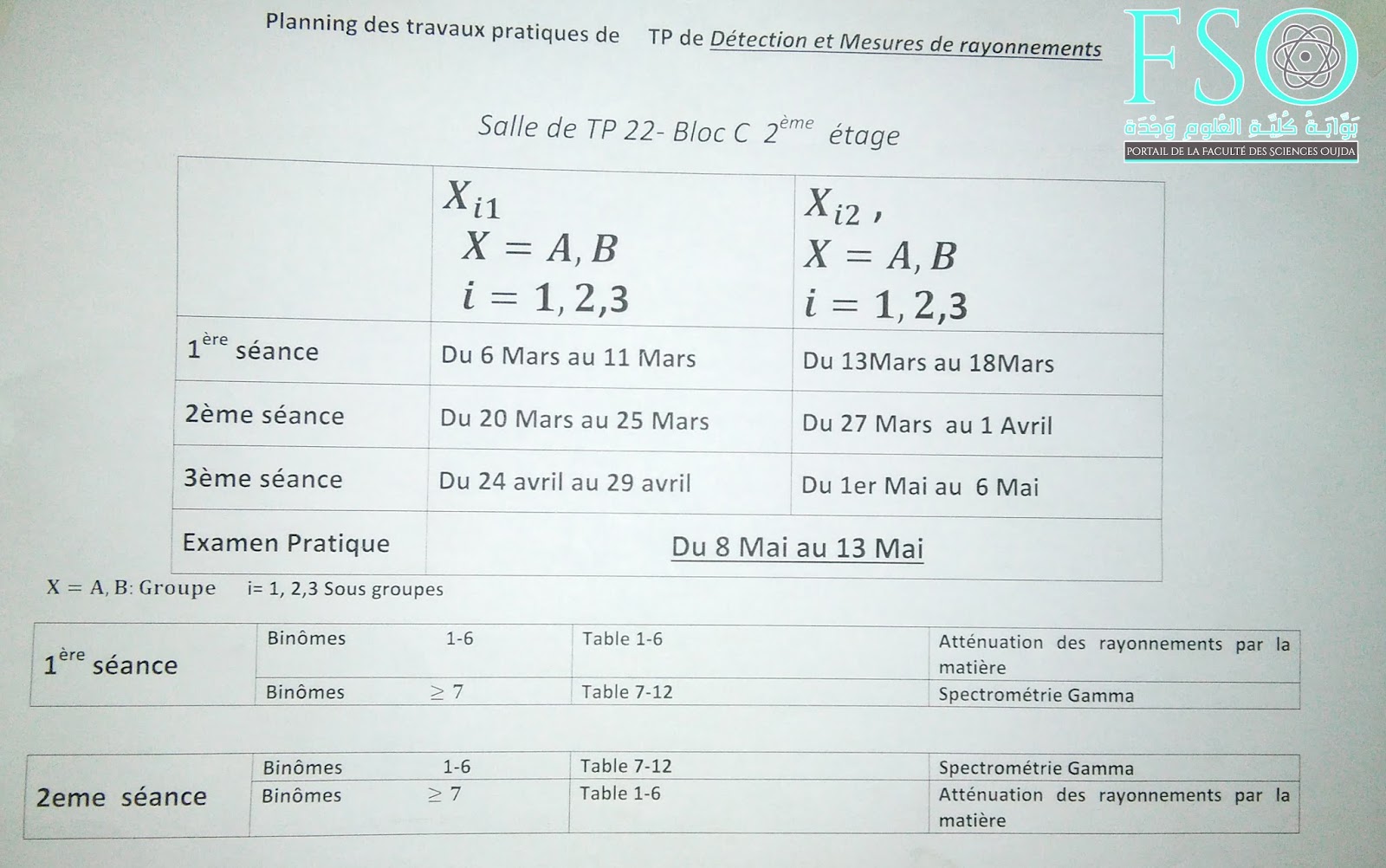 SMP S6 TP Détection et Mesure de Rayonnements umpoujda test SMP S6 TP Détection et Mesure de Rayonnements umpoujda test