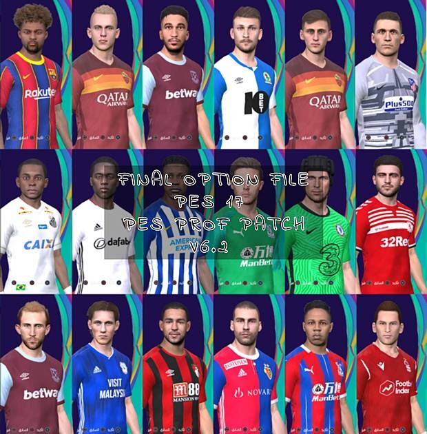 Pes 2017 Final Option File For Pes Professional Patch V6 2 October 2020 By Pes Empire