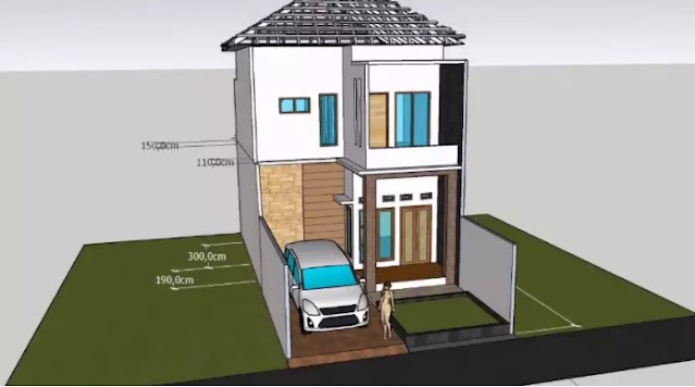 simple 2nd floor house front design