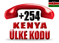 +254 Kenya ülke telefon kodu