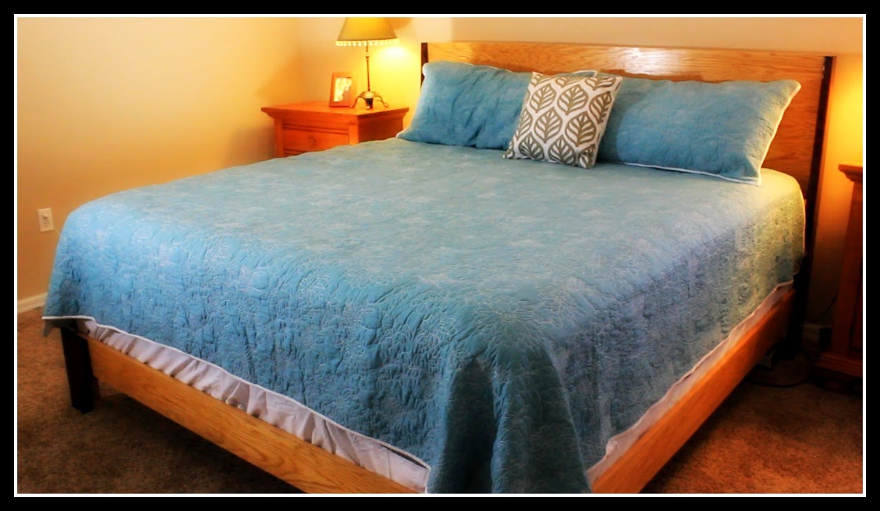 Simply Easy DIY: DIY: King Size Bed Frame - Less than $100