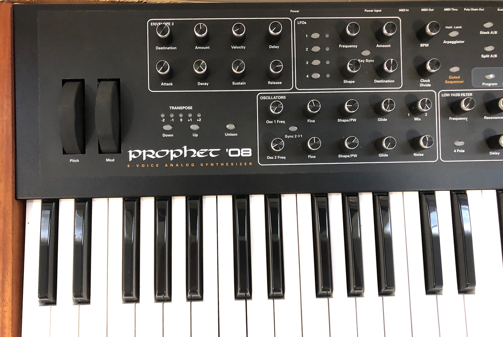 MATRIXSYNTH: Dave Smith Instruments Prophet '08 PE Polyphonic Analog ...
