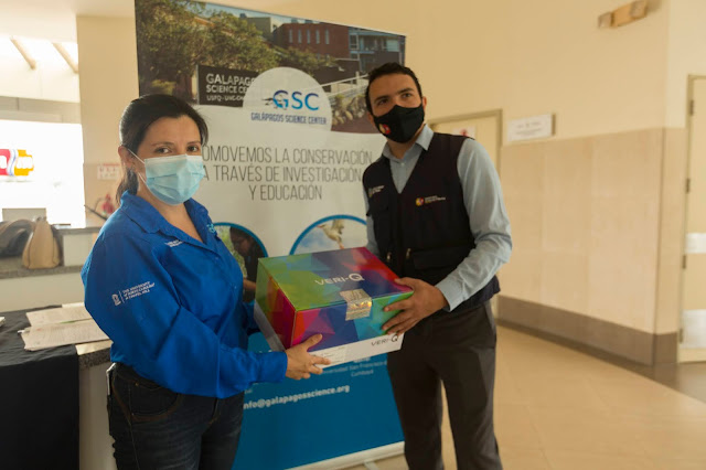 La Universidad San Francisco de Quito y el Galapagos Science Center donan equipo para PCR en San Cristóbal-Galápagos