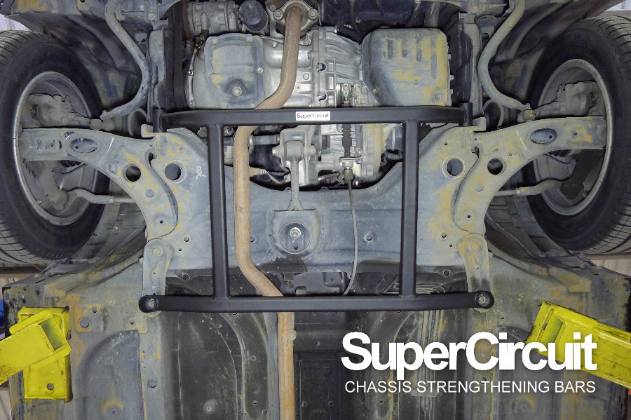 SUPERCIRCUIT CHASSIS STRENGTHENING BARS Gen2 Perodua Myvi Front Strut