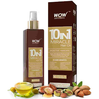 WOW 10 in1 Miracle No Parabens & Mineral Oil Hair Oil